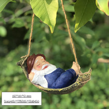 Load image into Gallery viewer, Creative Cute Frogs Cat Dog Resin Lying Santa Claus Statue Garden Hang On Tree
