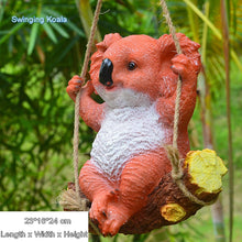 Load image into Gallery viewer, Creative Cute Frogs Cat Dog Resin Lying Santa Claus Statue Garden Hang On Tree
