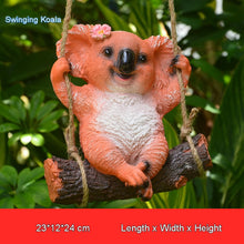 Load image into Gallery viewer, Creative Cute Frogs Cat Dog Resin Lying Santa Claus Statue Garden Hang On Tree
