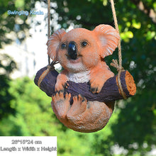 Load image into Gallery viewer, Creative Cute Frogs Cat Dog Resin Lying Santa Claus Statue Garden Hang On Tree
